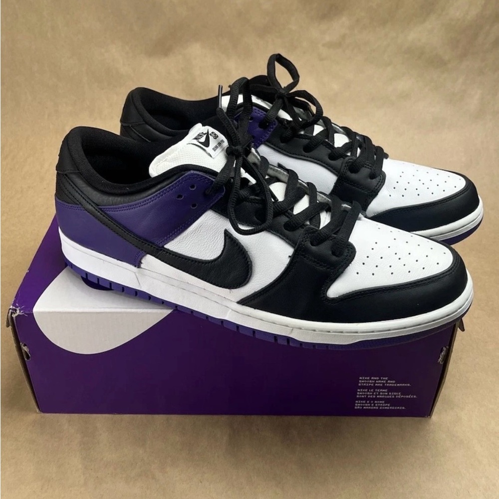 Nike SB Dunk Low 'Court Purple" BQ6817-500 Men's Size 15